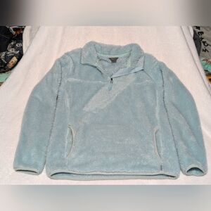 Light Blue Eddie Bauer Fleece Pullover